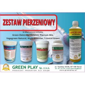 GREENPLAY - ZESTAW PIERZENIOWY 5 produktów